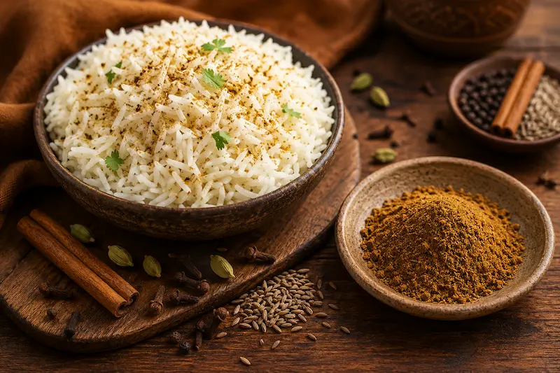 گرام ماسالا چیست؟ ادویه گرمابخش هندی برای اصلاح طبع سرد برنج