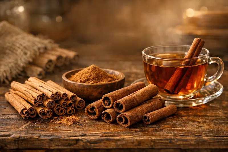 چوب دارچین چیست؟ خواص، انواع، طرز استفاده و تشخیص دارچین اصل