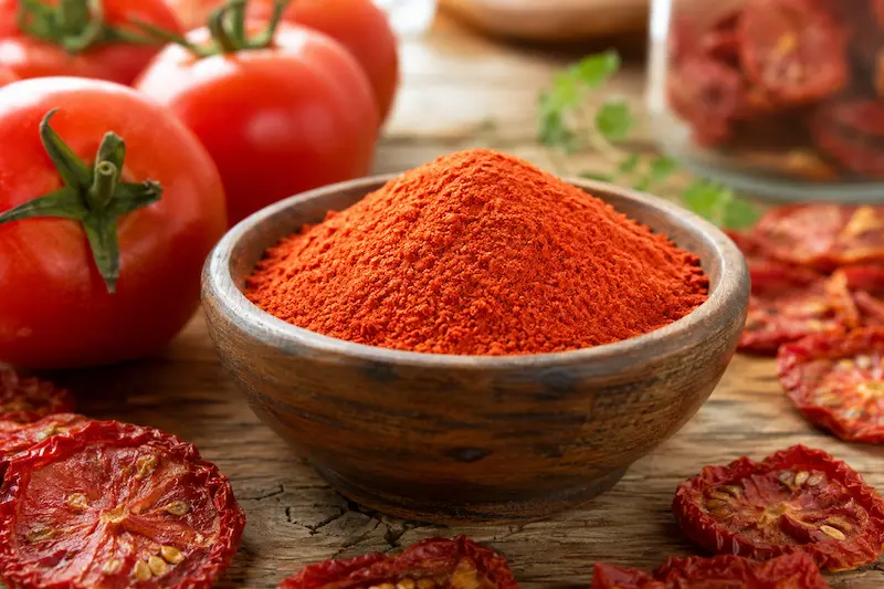 خواص پودر گوجه فرنگی