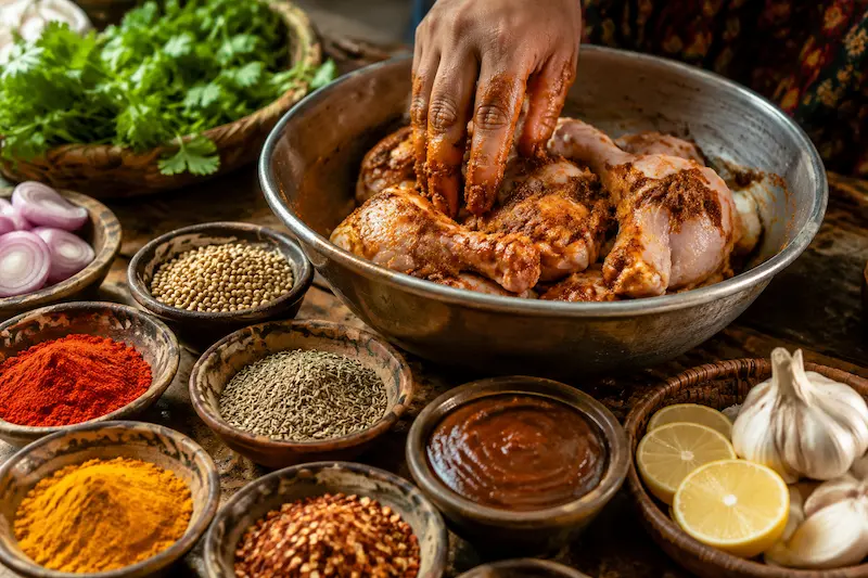 ادویه جوجه کباب بلوچی و ترش