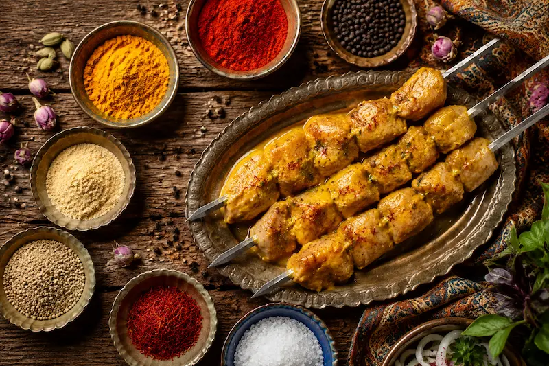 کیفیت ادویه در طعم جوجه کباب