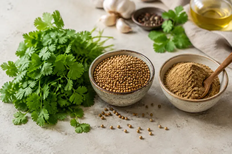 تفاوت گشنیز، تخم گشنیز و پودر گشنیز چیست؟