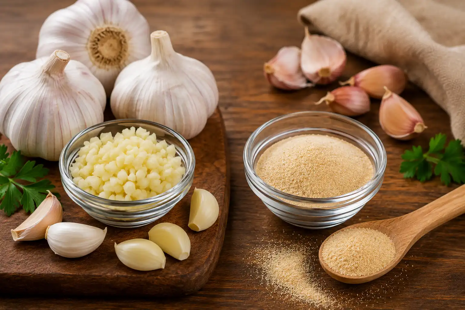 تفاوت پودر سیر و سیر تازه؛ کدام را در آشپزی انتخاب کنیم؟