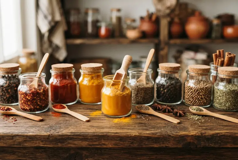 چرا ادویه بوی خود را از دست می‌دهد؟ (راهنمای جامع نگهداری و تشخیص سلامت ادویه)