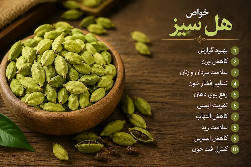 ۱۵ خاصیت شگفتانگیز هل برای سلامت بدن