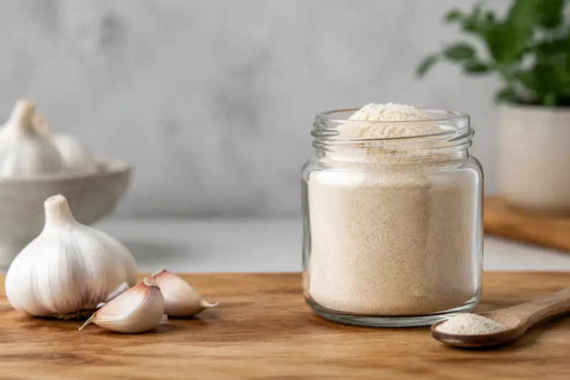 استفاده همزمان از سیر تازه و پودر سیر