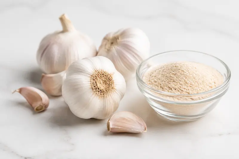 تفاوت پودر سیر و سیر تازه