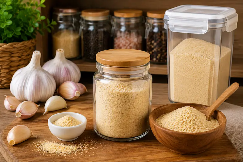 روش صحیح نگهداری پودر سیر