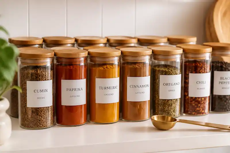 طریقه نگهداری از ادویه 