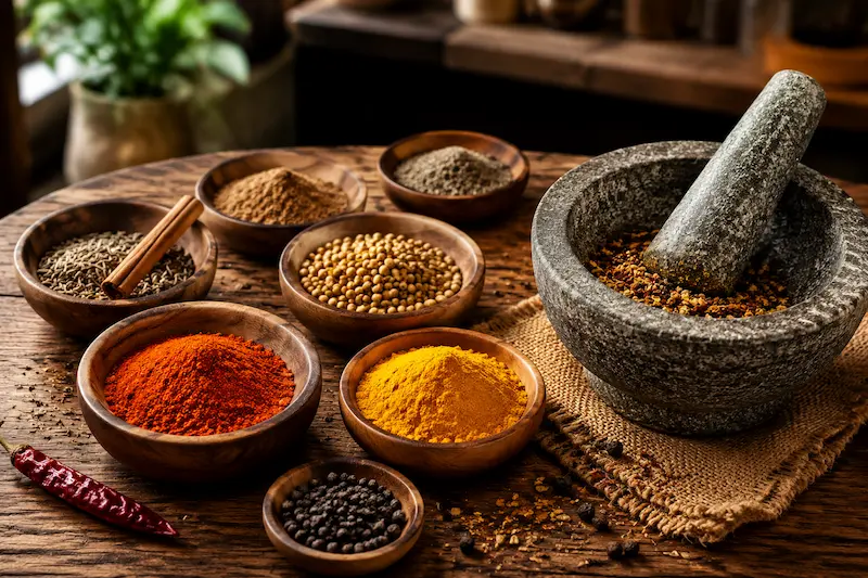 طرز تهیه ادویه بندری خانگی