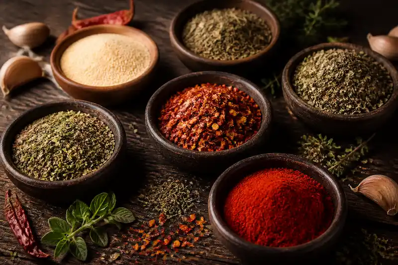 ترکیبات ادویه پیتزا
