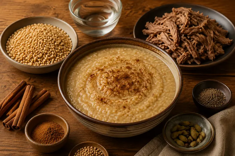 حلیم از چی درست میشه؟ + معرفی مواد اولیه اصلی