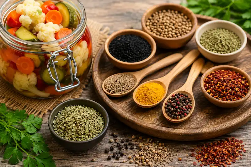 بهترین ادویه مخصوص ترشی مخلوط