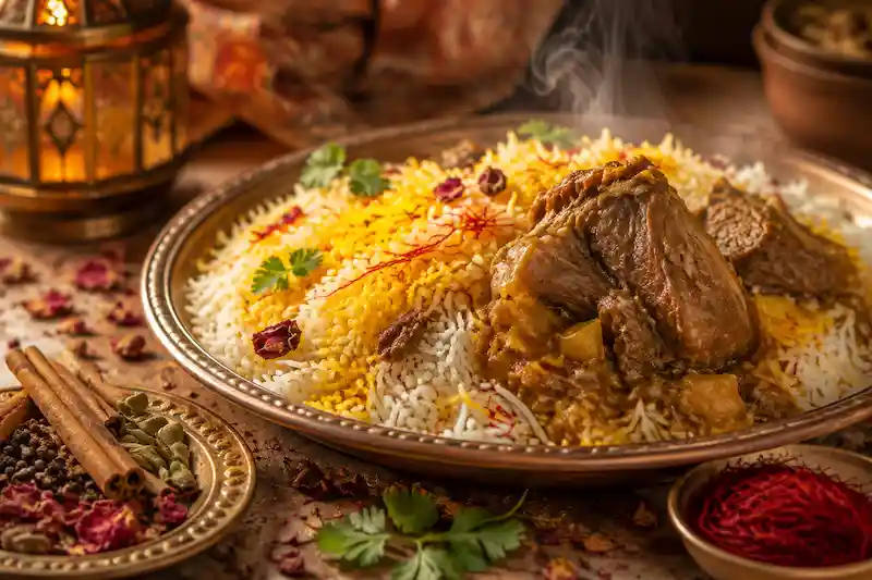 خوش‌عطر شدن چلو گوشت