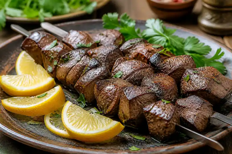 لیموترش با جگر کبابی