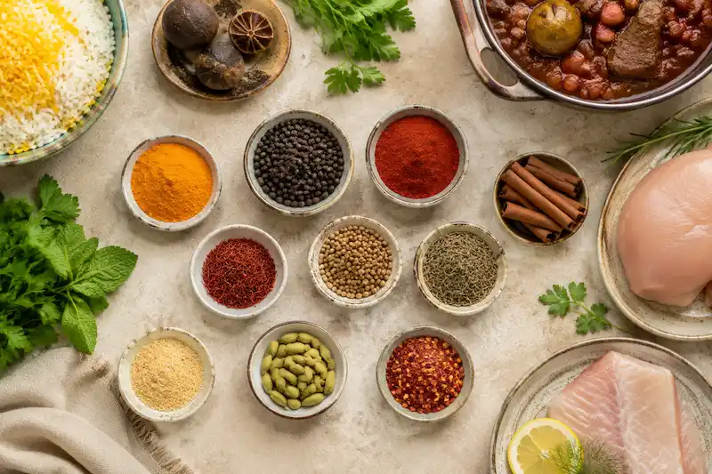 ادویه جات لازم در خانه چیست؟ ادویه مخصوص هر غذا