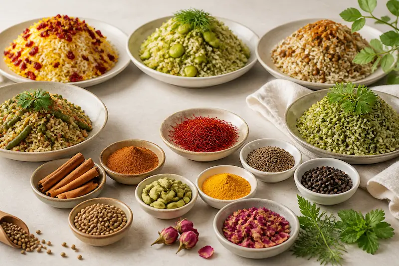 بهترین ادویه برای انواع پلو