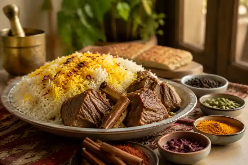 بهترین ترکیب ادویه چلو گوشت خانگی